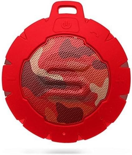 SOUL Electronics SS80CR-W Storm Weatherproof Wireless Speaker with Bluetooth (Camo Red)