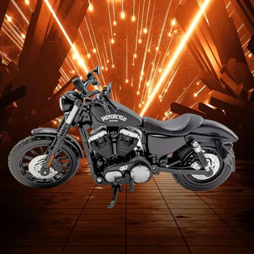 Image of costume Motorcycle Model, Detailed Motorbike Replica for Collectors, Dirt Motorbike with Movable Parts, Mini Motorbike for Display and Play, Black Finish, 17.5x9.5 cm Dimensions