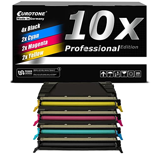 Toner Lexmark CS736dn E.T. pack de 10 cartouches CMJN remplace 0C736H1
