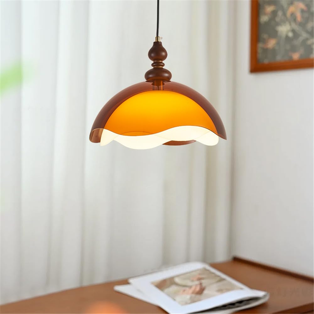 HXYSXHJUO Contemporary Restaurant Pendant Lamp LED American Retro Creativity Living Room Bedroom Bedside Hotel Villa Bar Cafe Corridor Chandelier (Style 8)