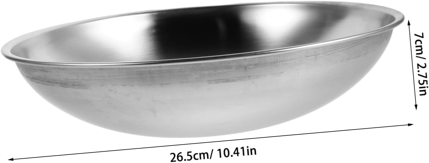 VOSAREA Stainless Steel Eyewash Basin Replacement Bowl for Twin Spray Head Eyewash Station Industrial Emergency Eye Wash Sink Compatible with Safety Shower and Laboratory Use