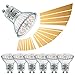 Produktbild EACLL GU10 LED Warmweiss 7W Stufenlos und 3-Stufen Dimmbar Leuchtmittel, 6 Pack. 595 Lumen 2700K Flimmerfrei Strahler, 3-in-1 Dimmen über Druckschalter, Glatt Dimmen über Dimmer, 2-in-1 Dimmfunktion