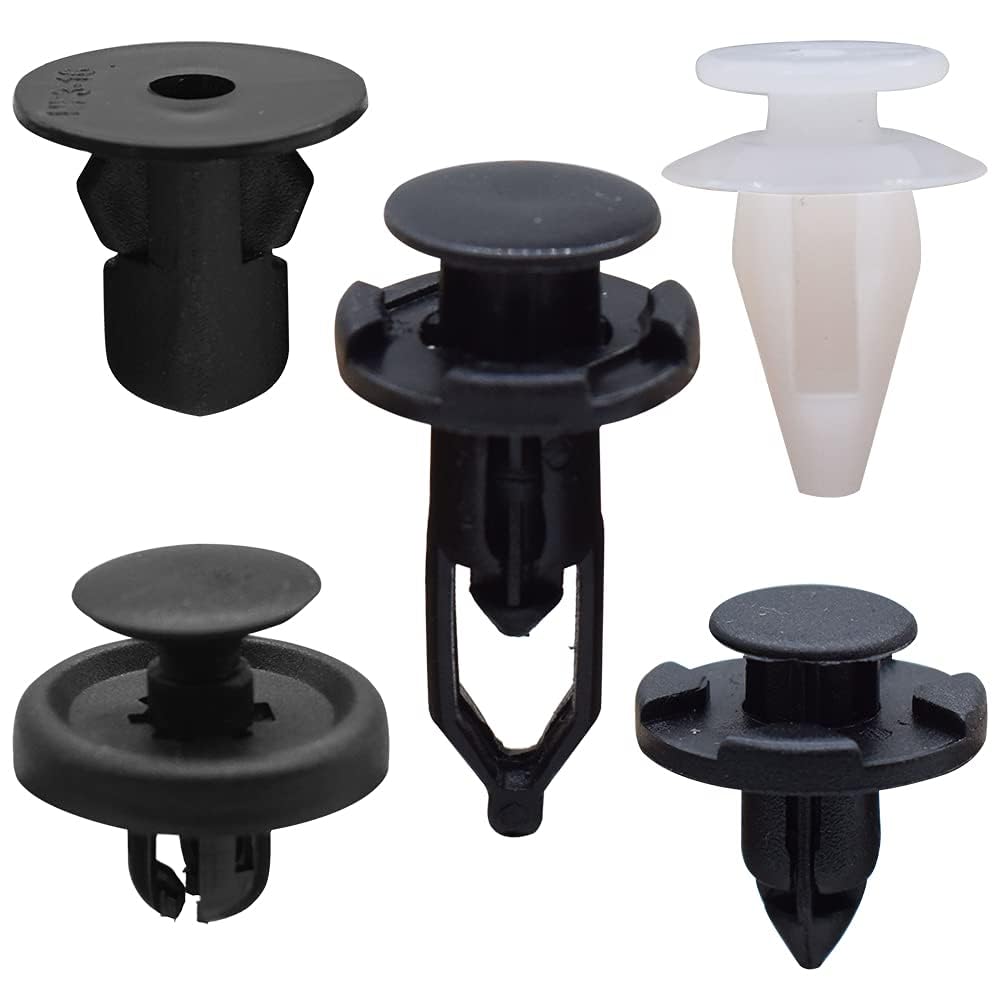 100X Fasteners Trim Panel Clips Bumper Fender Push Pin Rivets For - Foto 4