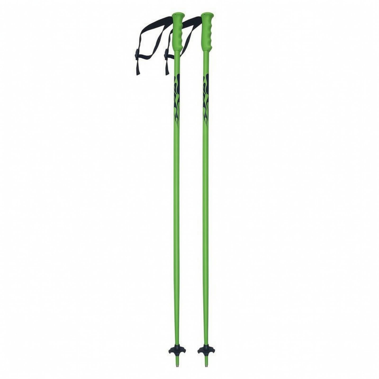 Vstellbar Alu-Skistock , Grün , 120 cm