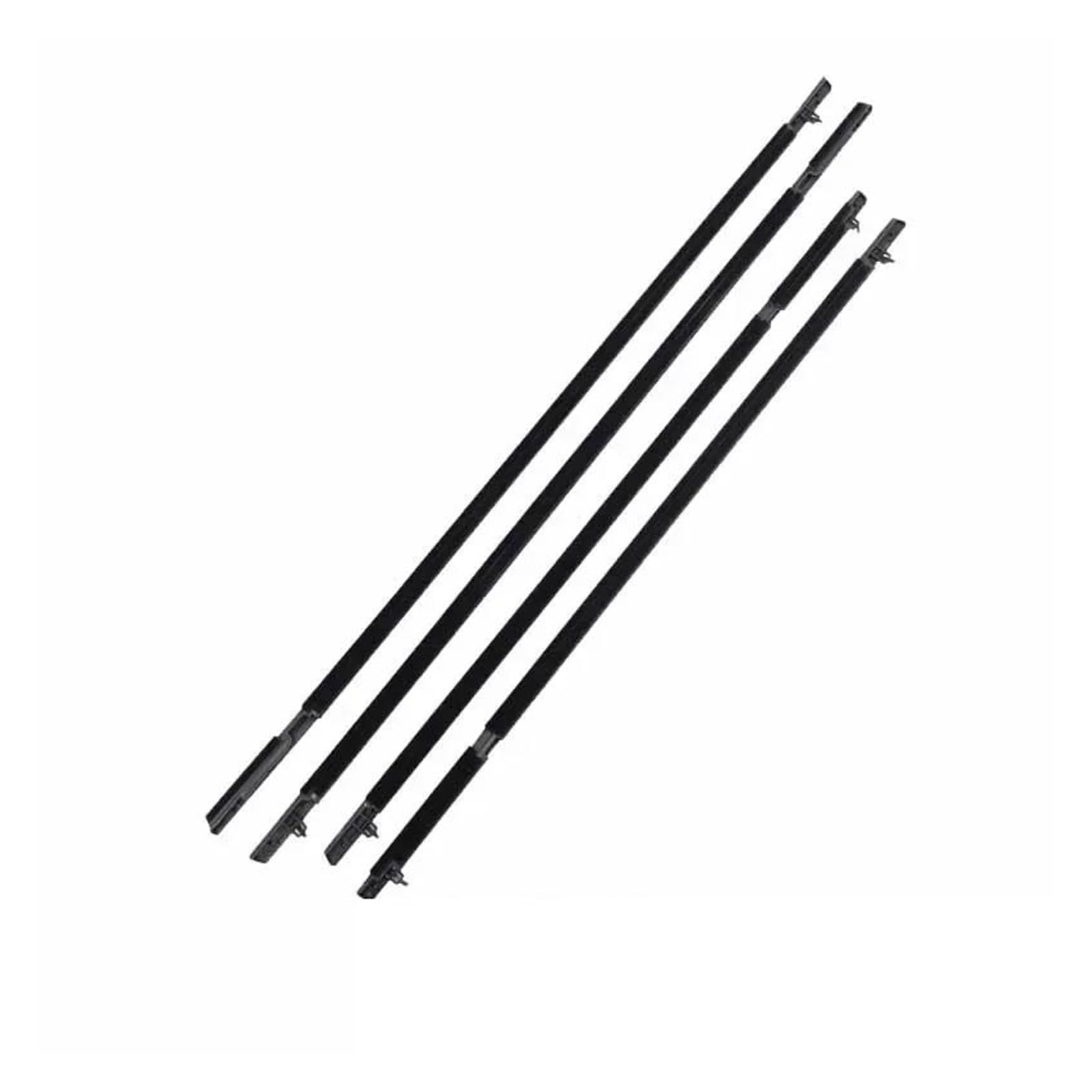 Crjimx One Color Car Accessories For Toyota For Sienna Xl30 2011-2020 Window Glass Sealed Strips Door Rainproof Weather Weatherstrips(4Pcs)
