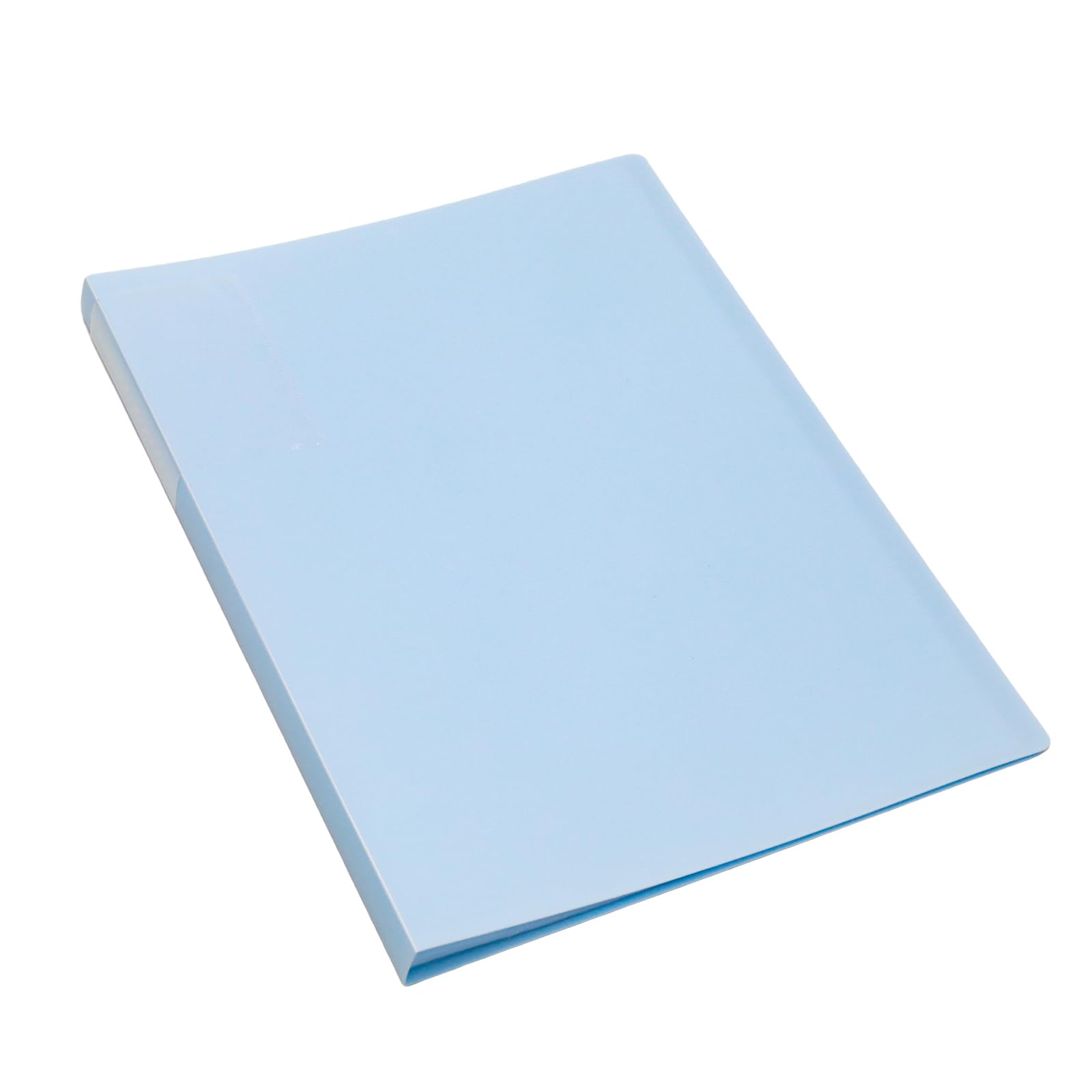 Lilaly 1 Pack Document Organizer Folio, Binder with Plastic Sleeves Presentation Folders, Plastic Sheet Protectors 30 Pockets(Blue)