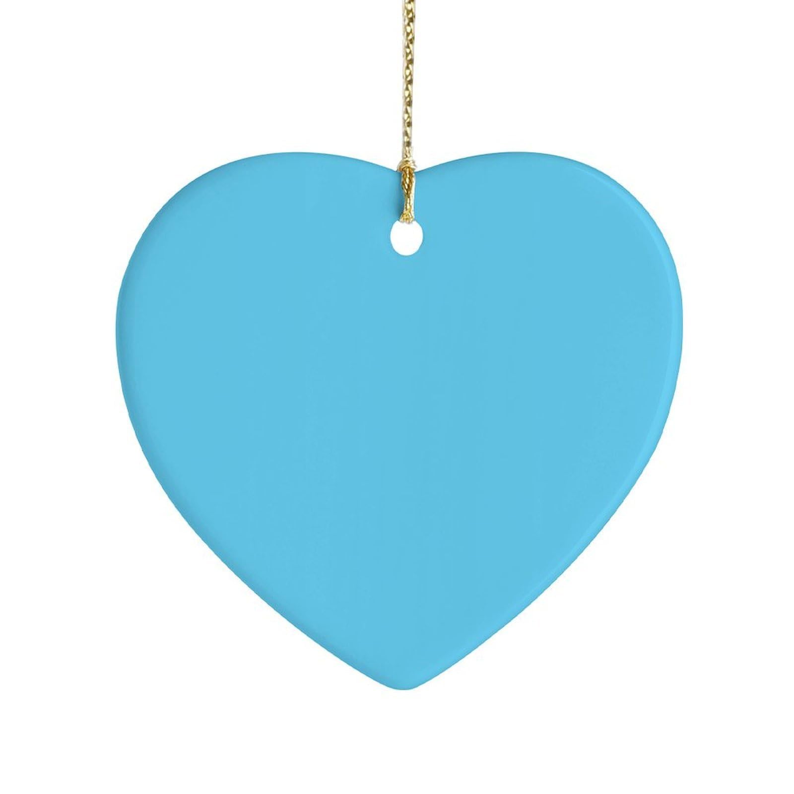 Fekiloot Style Sky Blue Ceramic Ornament Home Decor Keepsake