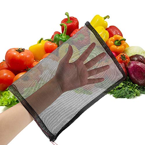 Enpoint Fruit Bags For Fruit Tree, 100 Pack 8X12 Inch Garden Vegetables Fruit Protection Netting Bag, Black Nylon Mesh Bug Net Bags Reusable Protect Tomato Grape Mango Flower #TOP5