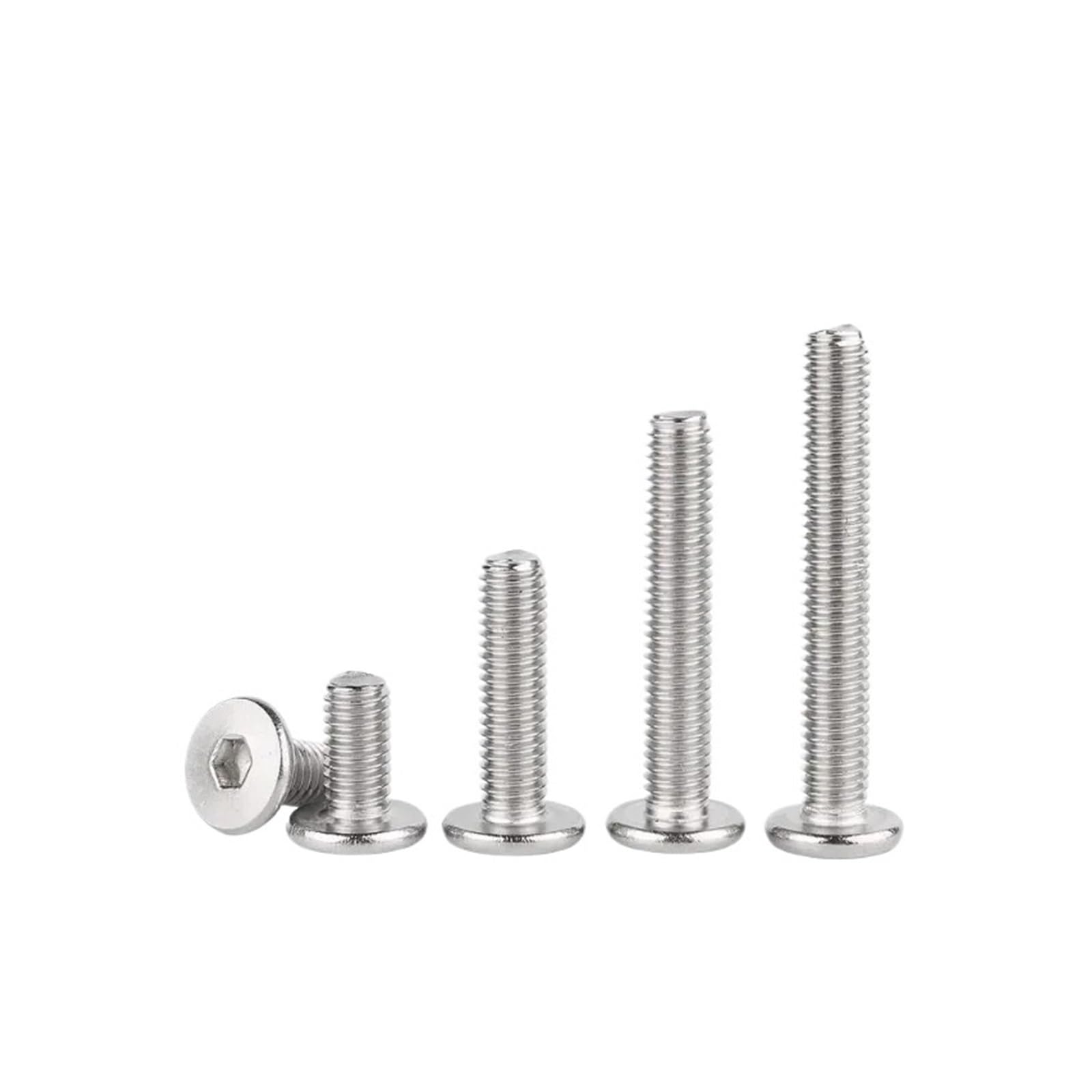 Śruby z łbem stożkowym, Śruby z łbem sześciokątnym ze stali nierdzewnej 304 M2-M12 2mm-50mm(10mm,M12)