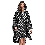 regenmantel pvc durchsichtig [FEATURES] Extremely water resistant, quick drying, long body piece with a big hooded cap keeping you dry from head to foot.It had a piece of elastic inside that you can pull tighter around the hood