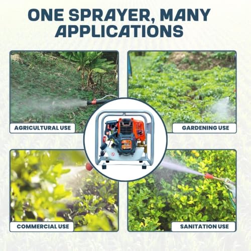 Image of PAD CORP by PADGILWAR CORPORATION Portable Angel Shakti 4 Stroke Petrol Engine Agriculture Power Sprayer, 36 Cc Engine, 750ml Fuel Tank, Easy Starter, Fuel Efficient, Isi Mark Engine
