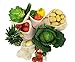 Produktbild Imline Hochqualitative Obst und Gemüsebeutel aus Bio Baumwolle im 5er Set Wiederverwendbare Einkaufsbeutel mit Gewichtsangabe - plastikfrei einkaufen