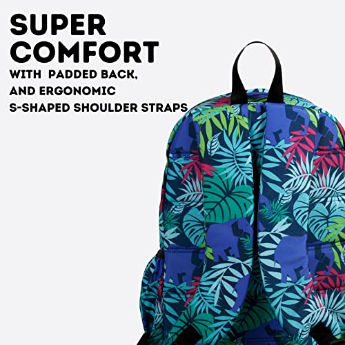 Image of J World Oz Middle School Backpack for Girls & Women. Cute Kids Laptop Bookbag, Savanna