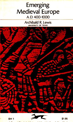 Emerging Medieval Europe A.D. 400-1000 B000KTXQAM Book Cover