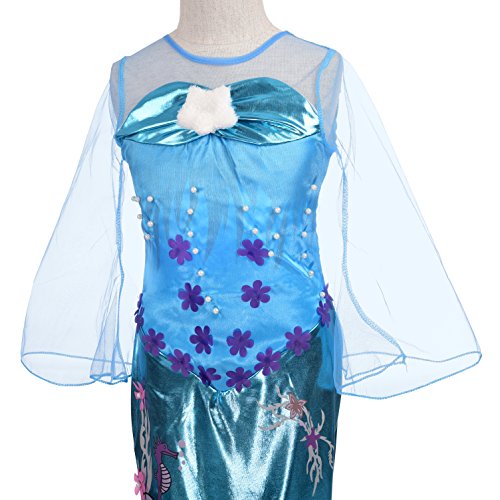 Disfraz de Sirena Princesa para Niñas Talla 6 miniatura 3