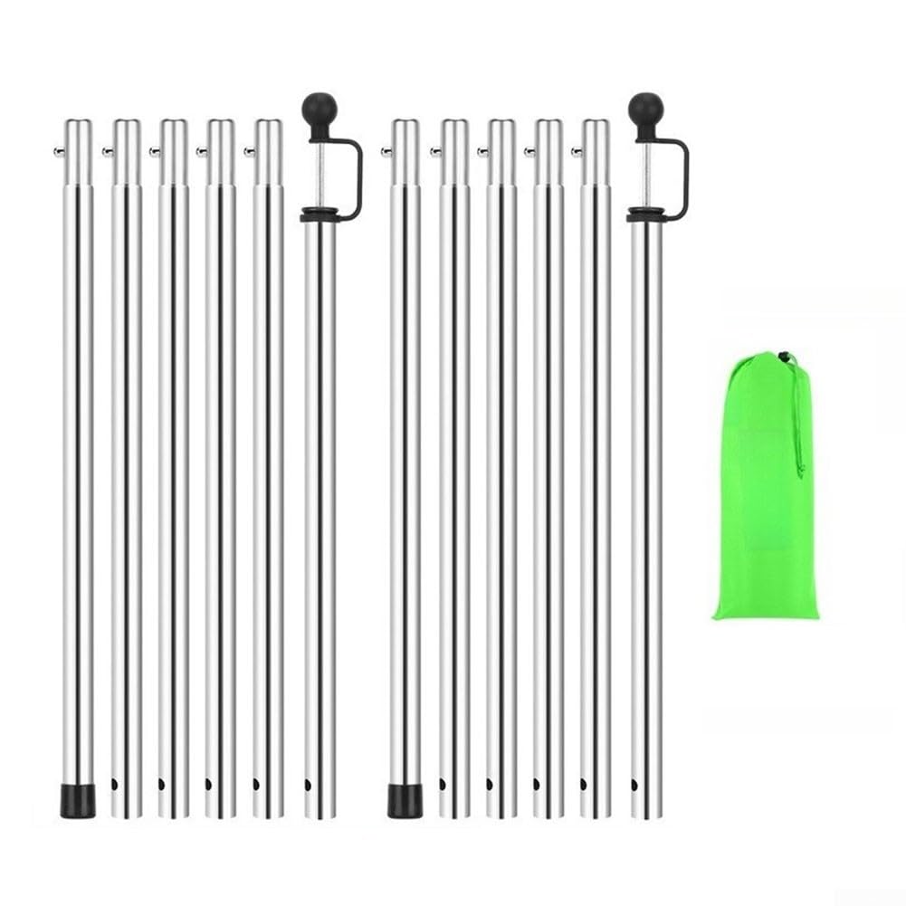 Pali per campeggio Regolabili 226cm Leggeri Pali per campeggio