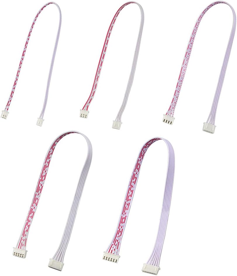 BGTXINGI 10PCS 2/3/4/5/6 Pin Cable with Double-end XH2.54mm Pitch Cable Plug 30cm(Pink And White) Compatible with JST XH - Image 3