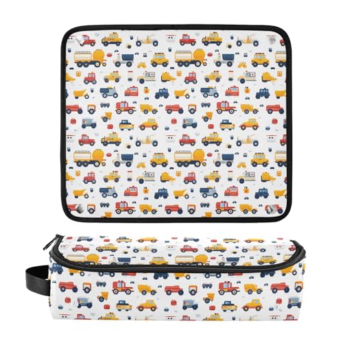 Bolsa organizadora de viaje para herramientas de cabello, resistente al calor y multicompartmental miniatura 3