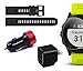 Garmin Forerunner 935 (Tri-Bundle) Power Bundle | includes HRM Tri & Swim Chest Straps, HD Screen Protector Film (x4), Extra Silicone Band, PlayBetter USB Car/Wall Adapters | GPS Training Watch