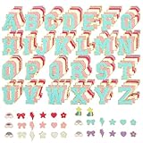 162 parches de letras, autoadhesivos, felpilla, letras de la A a la Z, mullidas, lindas pegatinas de Varsity, para chaquetas de bordado, vaqueros, bolsas de regalo, decoración, letras de planchar