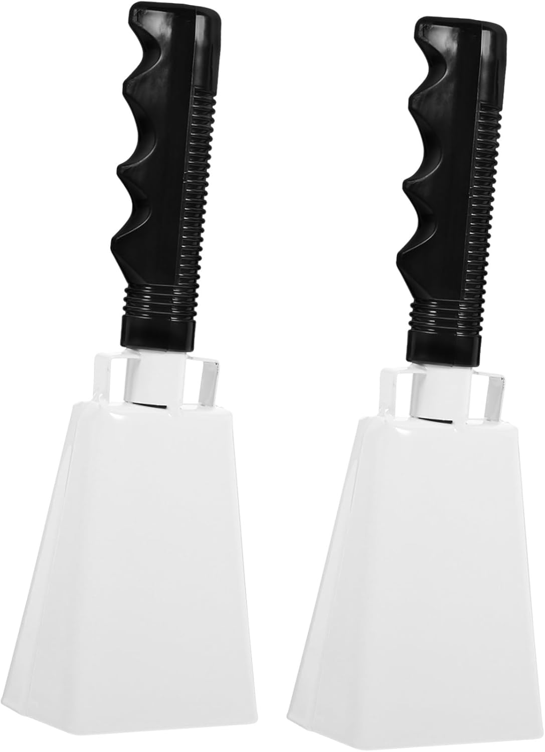 Hemoton 4pcs Handheld Cowbells Noisemakers for Football Games Sports Events Ergonomic Design for Easy Grip Durable Noise Maker for Parties and Celebrations