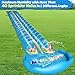Evoio Water Slide, 32.8ft Inflatable Splash Water Slip with 2 Racing Lanes for Kids Boys Girls Adults, Water Slide Outdoor Water Toys for Backyard Garden