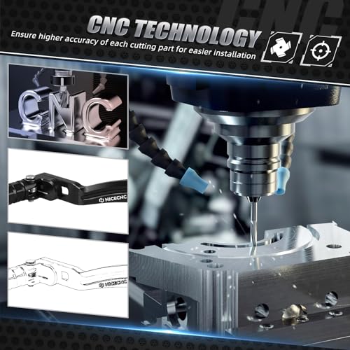 Levier de commande de transmission CNC noir pour Tenere 700 Rally