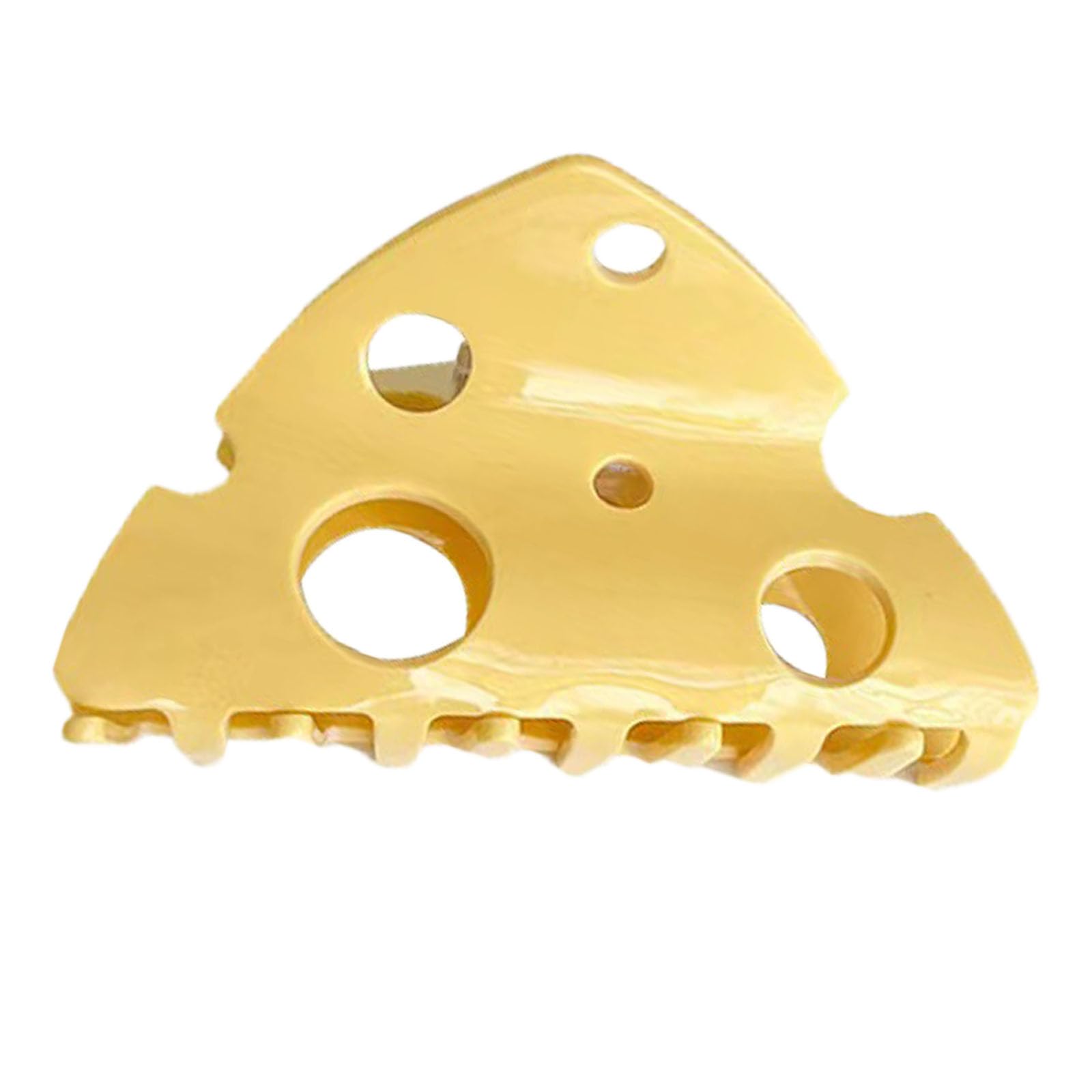 Cheese Claw Clips,Cute Cheese Hair Clips,Dessert Hair Jaw Clips,Food Shape Hair Claw Clips,Acetate Hair Jaw Barrettes for Girls,Small Claw Barrettes