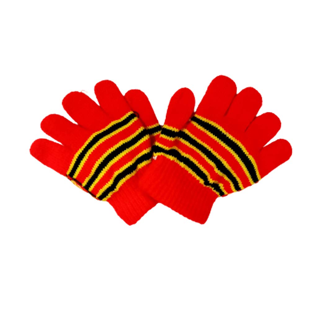Zeki 1Pair Acrylic Woolen Winter Gloves for Baby Girls & Baby Boys Gloves (Red,1-3 Years Old) 1