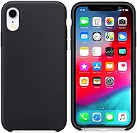 Capinha PRETA Compatível Com IPhone De TODAS AS LINHAS Escolha Seu modelo, Flexivel, Tecnologia anti impacto, Encaixe Preciso, Lavável, Aveludada com design PREMIUM (XR)