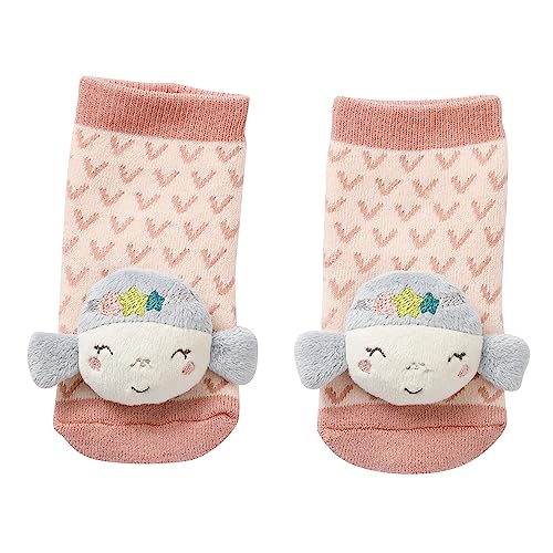 Fehn 054354 Rasselsocken Meerjungfrau – Flauschige Babysocken mit...
