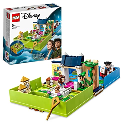 LEGO Disney Classic Peter Pan & Wendy’s Storybook Adventure 43220 Building Toy Set; Fun, Imaginative for Ages 5+ (111 Pieces)