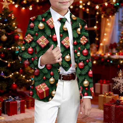Veste festive garçon avec coupe confortable et design élégant