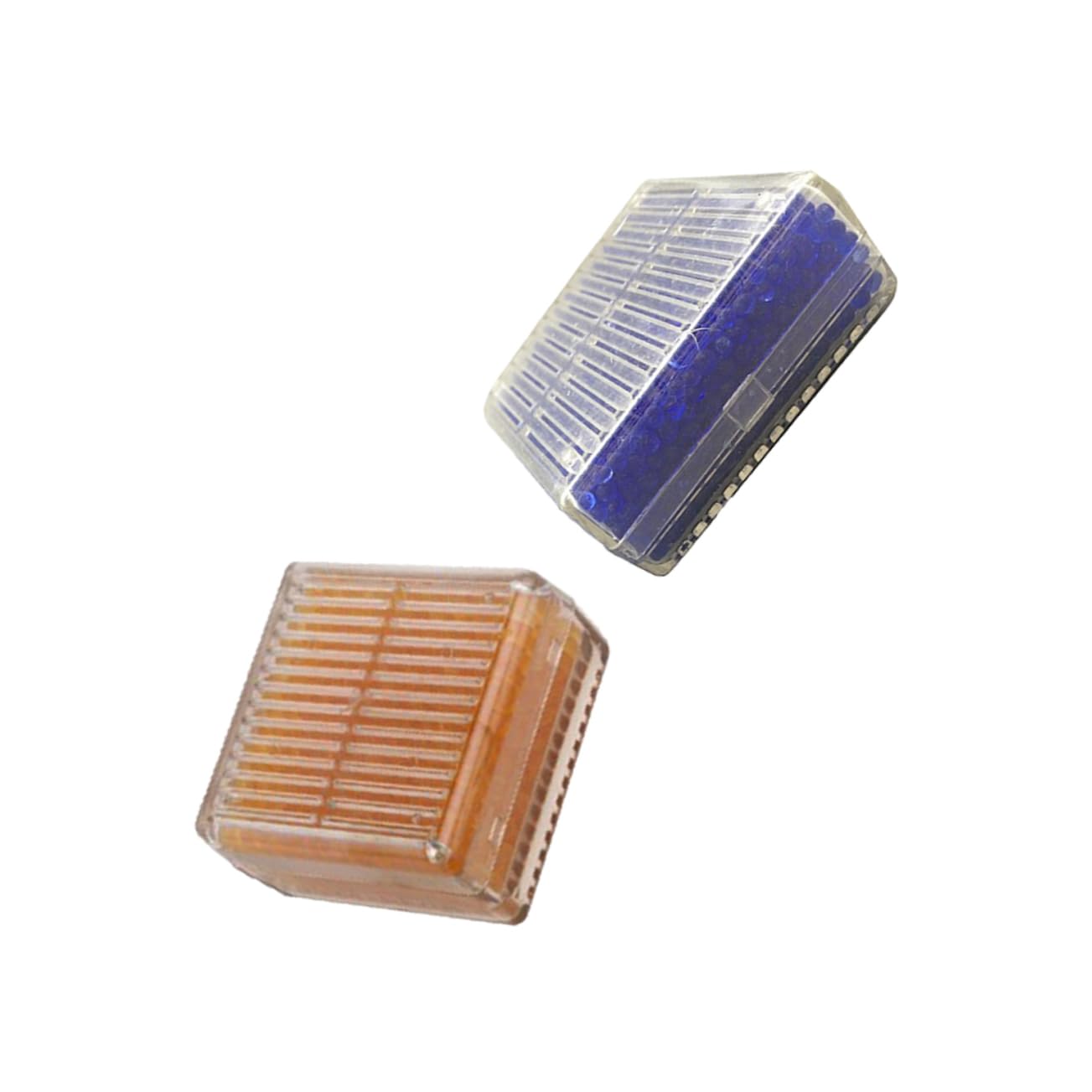 SOLUSTRE 6piezas Caja Deshumidificadora Para Armario Absorbe Humedad y Olores Azul y Naranja Reutilizable y Climas Húmedos