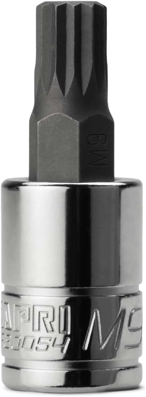 Capri Tools 30054 XZN 9mm Triple Square Bit Socket with 3/8-Inch Drive