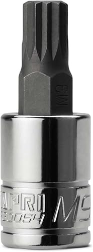 Miniatura 28 de Capri Tools 30035 0.394 in XZN Triple Square Bit Socket con unidad de 3/8 pulgadas