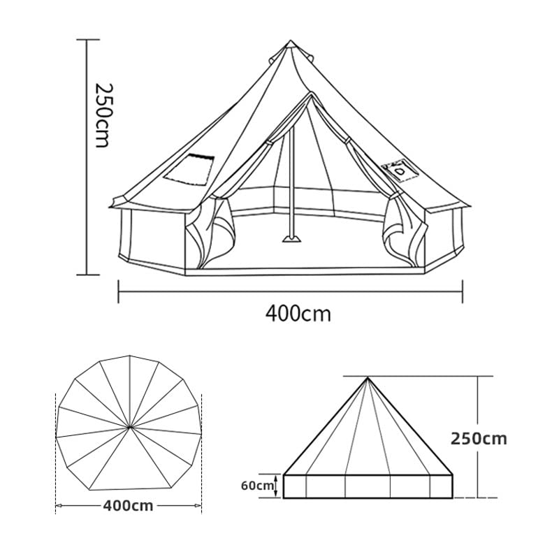 Carpa para camping exterior para 1 persona miniatura 2
