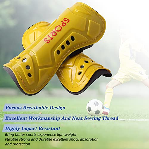 Yicyc Soccer Shin Guards Kids Youth, Shin Pads And Shin Guard Sleeves For 3-15 Years Old Boys And Girls For Football Games Training, Eva Cushion Protection Reduce Shocks And Injurie #TOP3