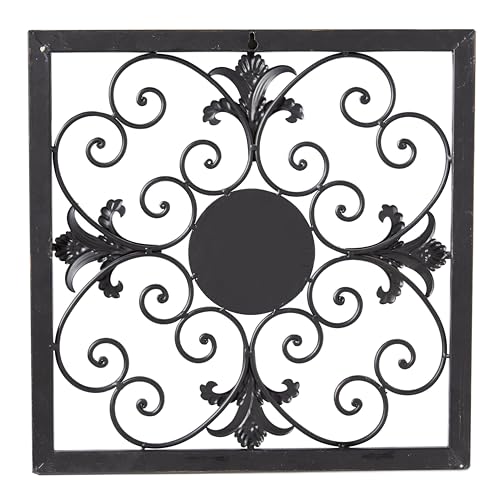 Deco 79 91561 Metal Fleur De Lis Home Wall Decor Wire Scroll Wall Sculpture thumb #2