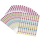 Garage Sale Price Stickers, 2400 PCS 3/4 Inch Price Stickers for Yard Sales, Flea Markets, County Fairs & Retail Use, Pricemarker Labels, (2400)