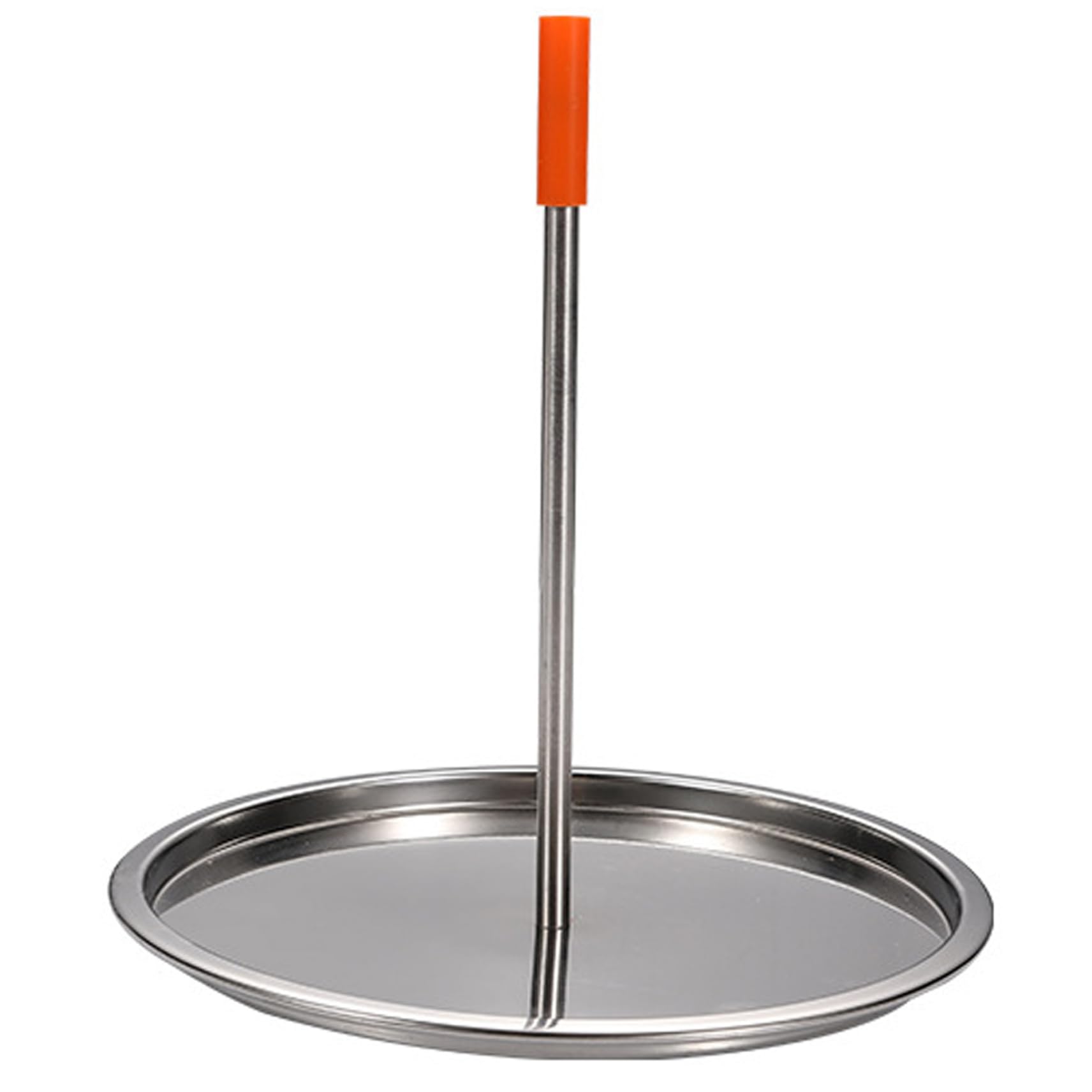Brochetas verticales de acero inoxidable para asar a la parrilla, soporte pulido con tapa de silicona desmontable y lavable para kebab