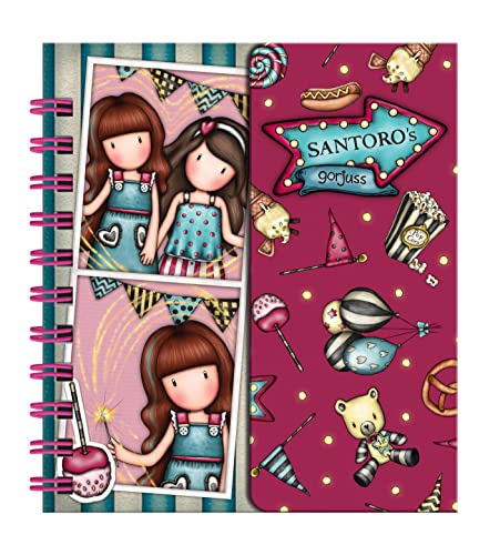 Santoro Gorjuss Carnet de vocabulaire Motif feu d'artifice
