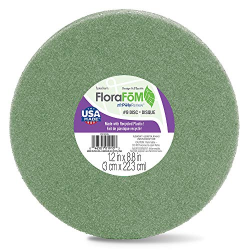 FloraCraft FloraFÅM Disc 1.2 Inch x 8.8 Inch Green