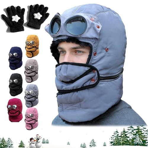 Chapeau thermique d'hiver pour cyclisme et ski masque intégral coupe-vent