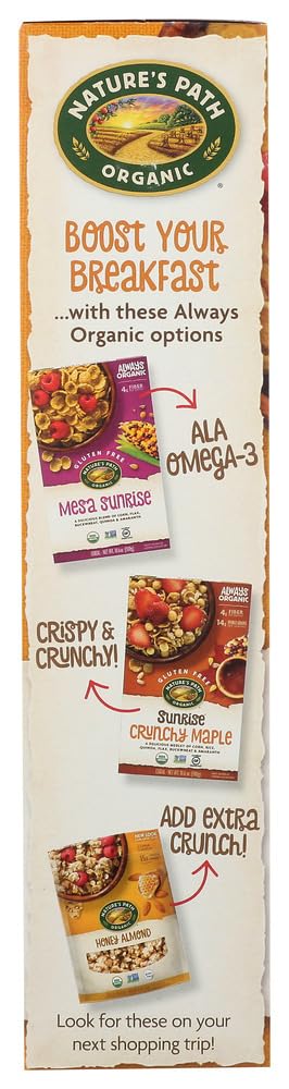 Nature's Path Organic Cereal, Honey'd Corn Flakes, 10.6 oz, (pack of 3)