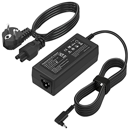 Adaptateur Secteur 65W 19V 3.42A pour Acer Chromebook R11 11 13 14 15 Chargeur CB3 CB3-111 CB3-131 CB3-132 CB3-431 CB3-531 CB3-532 CB5 CB5-132T CB5-311 CB5-571 Cordon d'alimentation Cover