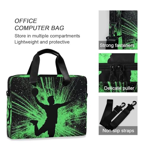 Bolsa para portátil con asa y correa, 15.6 pulg miniatura 5