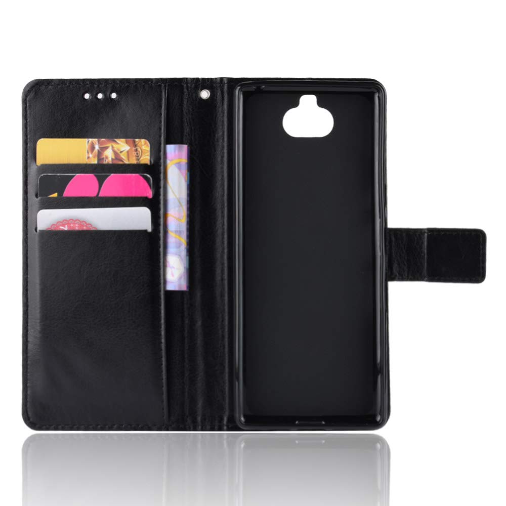 HTXWXJC Schutzhülle Für Sony Xperia 10, Sony XA3 I3113, I4113, I4193, I3123, Slim Thin Carbon Fiber TPU Rubber Protective Cases Anti-Scratch Shockproof Cover For Sony Xperia 10 Black
