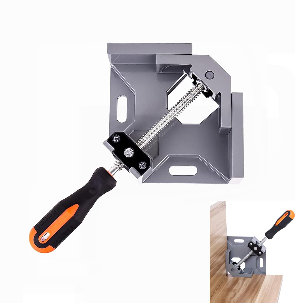 HiFam Corner Clamps | Woodworking Tools for 90 Degree Angles | Adjustable Swing Jaw Versatile Clamps | Right Angle Clamping tool for Woodworking, Carpentry etc.
