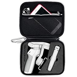 Tripode Dji Osmo Mobile 3 MAXCAM Funda de transporte compatible con DJI OM4/SE/Osmo Mobile 3 + trípode de agarre (OM4/Osmo Mobile 3 y accesorios no incluidos)
